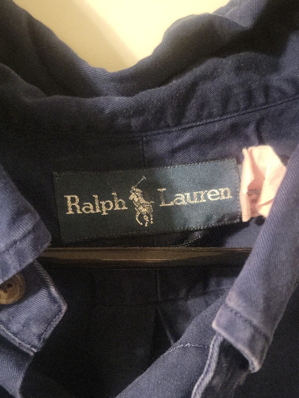 Ralph Lauren Classic Button-Down Shirt in Navy - Picture 2 of 4